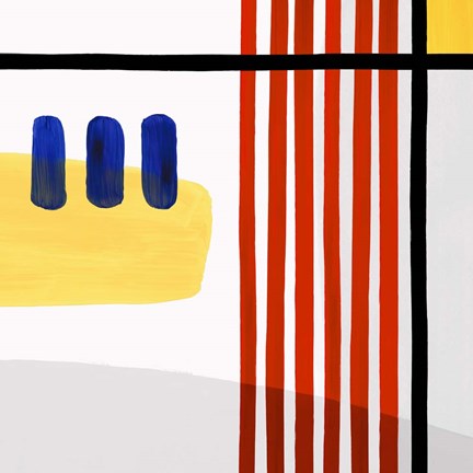 Framed Lines II Print