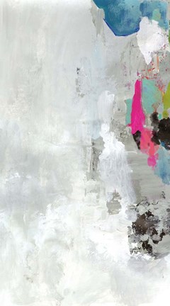 Framed Touch of Blue I Print