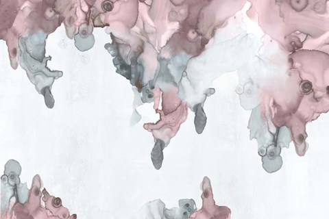 Framed Bubblegum Pink I Print