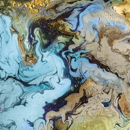 Framed Marble I Print