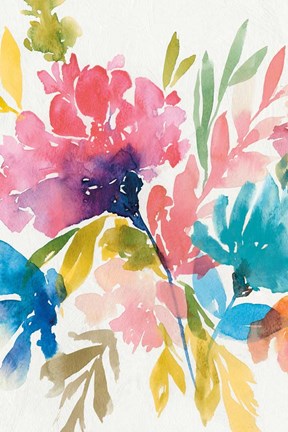 Framed Fresh Bouquet II Print