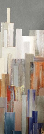 Framed City View III Print