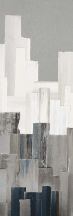 Framed Ripped City II Print