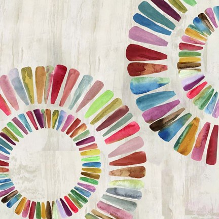 Framed Fun Rings I Print