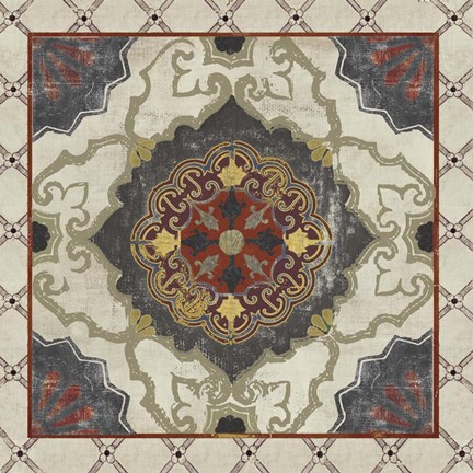 Framed Mosaic I Print