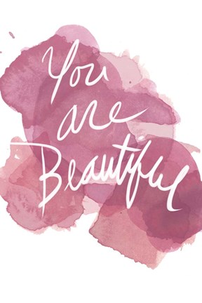 Framed Watercoulours Pink Type IV Print