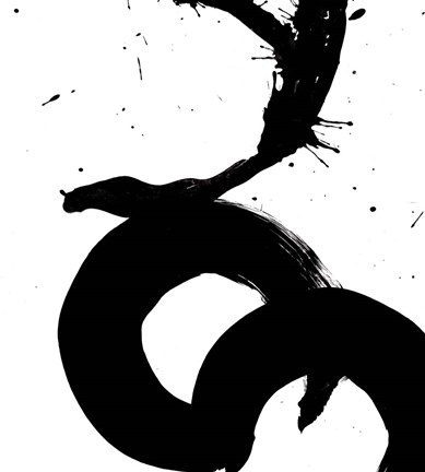 Framed Ink Blot V Print