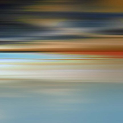 Framed Blurred Landscape II Print