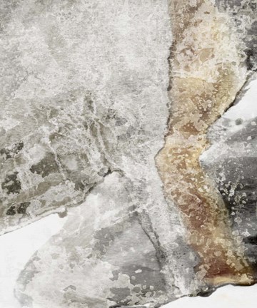 Framed Scattered Rocks II Print