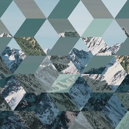 Framed Kaleidescope Visions II Print