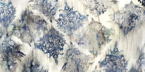 Framed Lucid Damask I Print