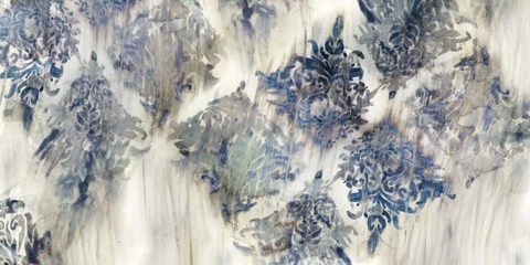 Framed Lucid Damask II Print