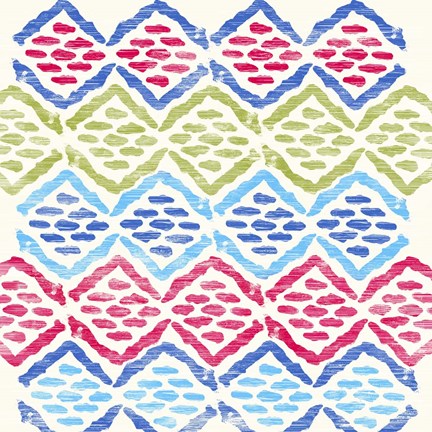 Framed Tribal Bright IV Print