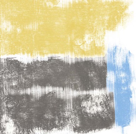 Framed Yellow Geo Print