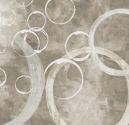 Framed Small Rings II Print