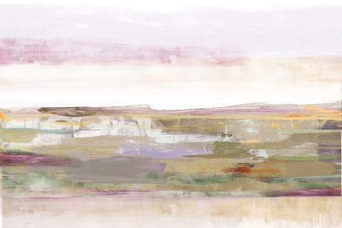 Framed Pink Landscape Print