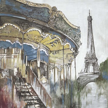 Framed Ferris Wheel Print