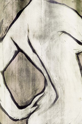 Framed Nude Sepia I Print