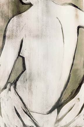 Framed Nude Sepia II Print