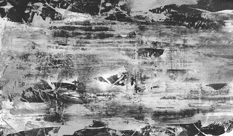 Framed Black and White Abstract V Print