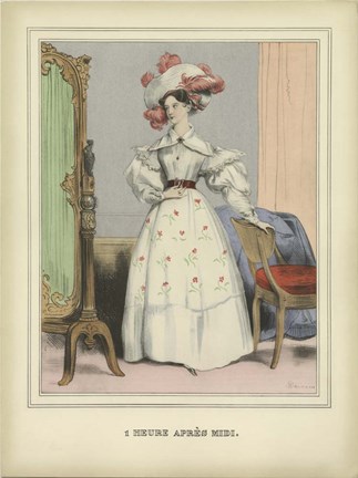 Framed Vintage Woman Print