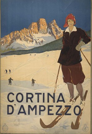 Framed Cortina D Ambrezzo Print