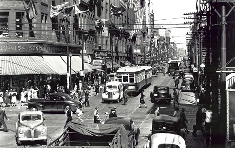 Framed Yonge St Print