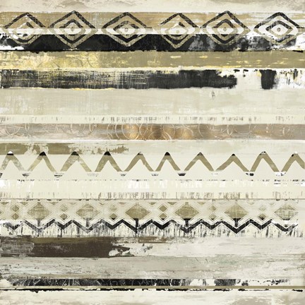 Framed African Patchwork I Print