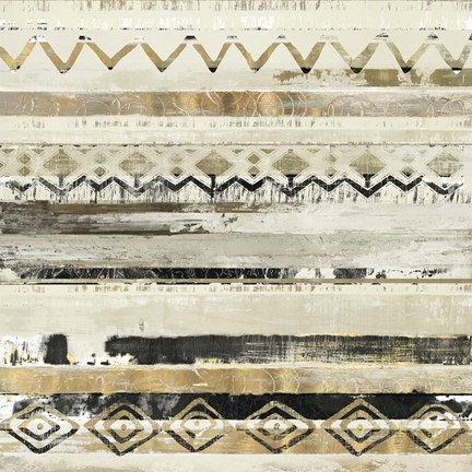 Framed African Patchwork II Print