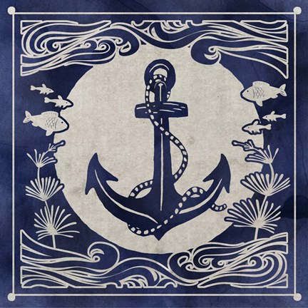 Framed Ink Anchor Print