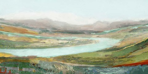 Framed Aerial Landscape Print