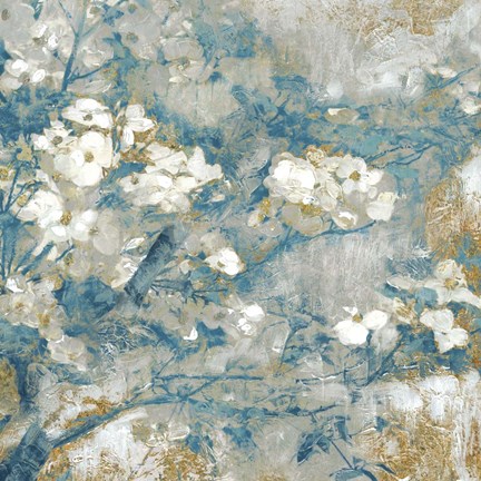 Framed Golden Dogwood II Print