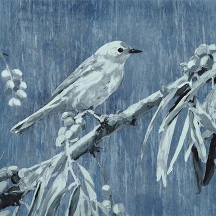 Framed Denim Songbird III Print