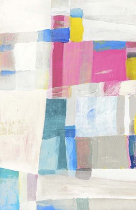 Framed Pastel Hues I Print
