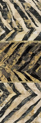 Framed Zebra Squares II Print