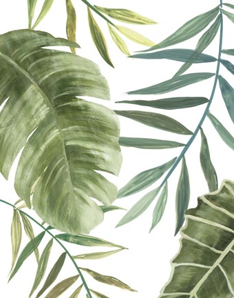 Framed Tropical Mix II Print