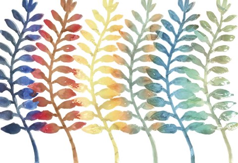 Framed Fresh Ferns Print