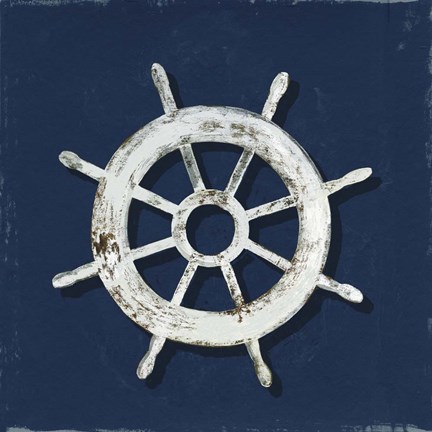 Framed At the Helm Print