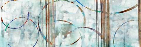 Framed Seafoam Panoramic Print