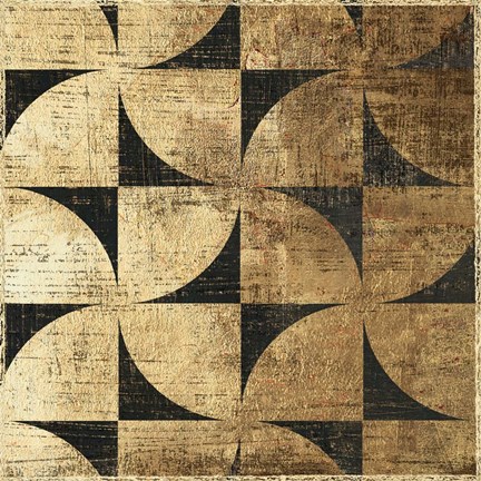 Framed Art Deco V Print