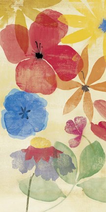 Framed Field Floral I Print