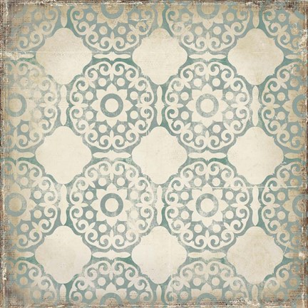 Framed Regency I Print