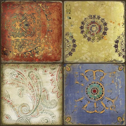 Framed Paisley Park II Print