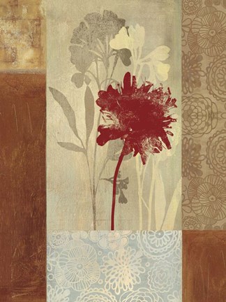 Framed Garden Patchwork Print