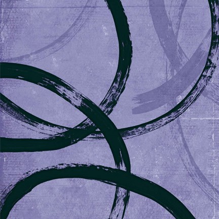 Framed Loopy I Print