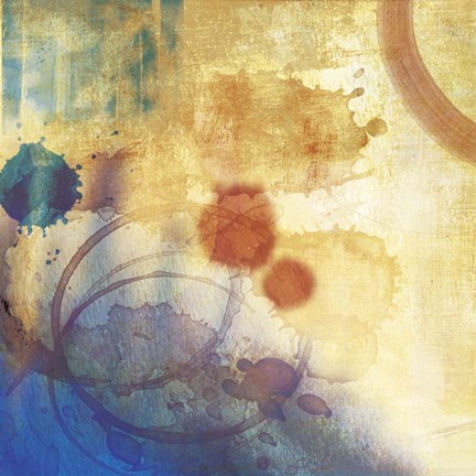 Framed Tie Dye B Print