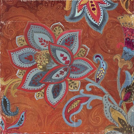 Framed Spice Trade II Print