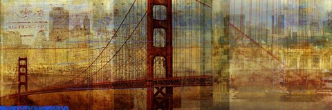 Framed Sunset Bridge Print