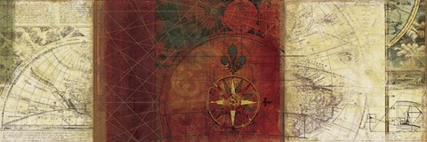 Framed Travels III Print