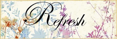 Framed Refresh Wildflowers Print